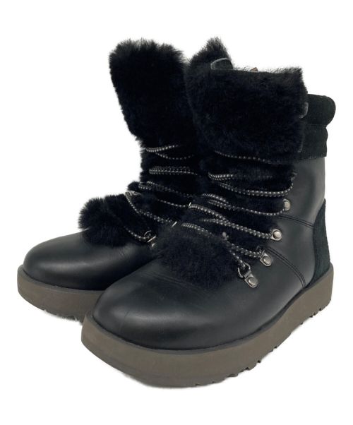 UGG（アグ）UGG (アグ) VIKI WATERPROOF 1017493 アグ ウィメンズ&ビキ ウォータープルーフ ブーツ ムートンブーツ ブラック サイズ:23㎝の古着・服飾アイテム