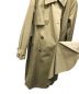 中古・古着 HER LIP TO (ハーリップトゥ) Gaba Ruffled cotton Trench Coat ギャバラッフルドコットントレンチコート 1213307009 ベージュ サイズ:M：7000円