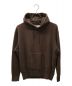 MHL×loopwheeler（エムエイチエル×ループウィラー）の古着「LIGHT LOOPBACK COTTON HOODIE」｜ブラウン