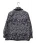 maturely (マチュアリー) Flower Jacquard Fringe Jacket パープル：5000円