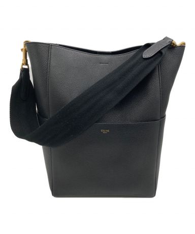 【中古・古着通販】CELINE (セリーヌ) サングルバケット ブラック