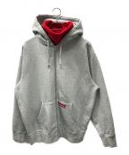 SUPREMEシュプリーム）の古着「22AW Double Hood Facemask 　RN101837Zip Up Hooded Sweat」｜グレー