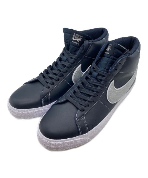 Mason Silva × Nike Sb（メイソン・シルヴァ×ナイキエスビー）Mason Silva × Nike Sb (メイソン・シルヴァ×ナイキエスビー) Zoom Blazer Mid スニーカー ネイビー サイズ:27.5㎝の古着・服飾アイテム