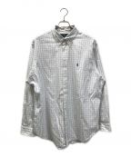 RALPH LAURENラルフローレン）の古着「90s チェックシャツ」｜ブルー×ホワイト