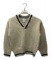 Blurred CLOTHING（ブラードクロージング）の古着「V-KNIT SWEATER Vネックニット BLD077」｜グレー×ネイビー