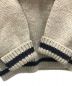 中古・古着 Blurred CLOTHING (ブラードクロージング) V-KNIT SWEATER Vネックニット BLD077 グレー×ネイビー サイズ:38：7800円