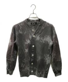 COMME des GARCONS HOMME DEUX（コムデギャルソン オム ドゥ）の古着「脱色加工ムラ染めカーディガン」｜ベージュ