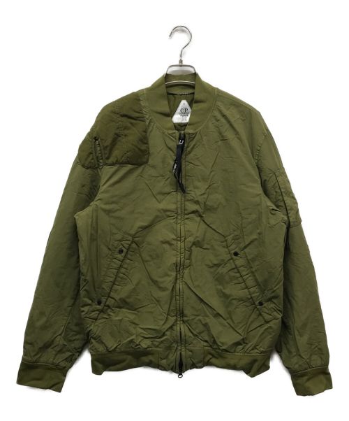 PALACE（パレス）PALACE (パレス) C.P COMPANY (シーピーカンパニー) Shell-R Bomber Goggle Jacket 14SMOW002A カーキ サイズ:XLの古着・服飾アイテム