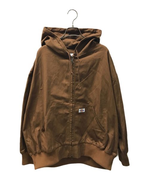 Dickies（ディッキーズ）Dickies (ディッキーズ) BEAMS BOY (ビームスボーイ) ワークビッグパーカー ブラウン サイズ:FREEの古着・服飾アイテム