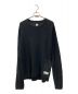 Liberaiders（リベレイダーズ）の古着「GARMENTDYED CREWNECK SWEATER ガーメントダイクルーネックセーター 764022203」｜ブラック