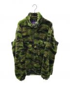 THE NORTHFACE PURPLELABELザ・ノースフェイス パープルレーベル）の古着「Camouflage Fur Field Jacket タイガーカモフラージュ柄フェイクファーフィールドジャケット  NP2967N」｜グリーン