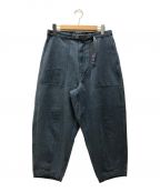 THE NORTHFACE PURPLELABELザ・ノースフェイス パープルレーベル）の古着「Denim Field Wide Cropped Pants デニムフィールドワイドクロップドパンツ」｜インディゴ