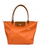 LONGCHAMPロンシャン）の古着「LE PLIAGE CLUB TOTE L プリアージュクラブ L トートバッグ 折り畳みバッグ ナイロンバッグ」｜オレンジ