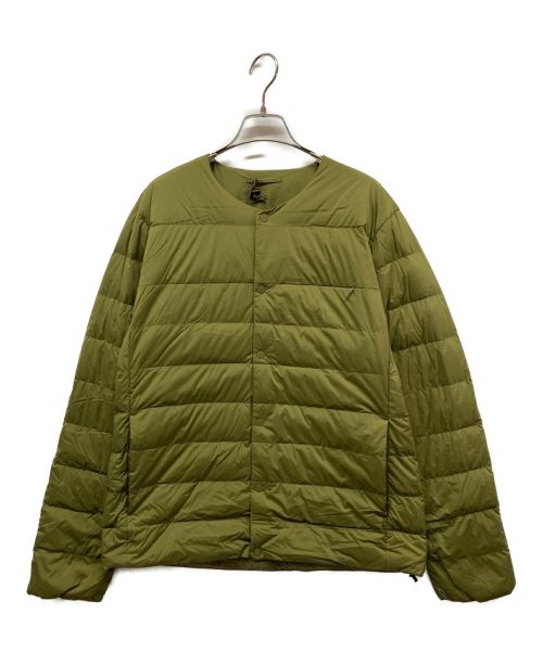 HELLY HANSEN（ヘリーハンセン）HELLY HANSEN (ヘリーハンセン) Frogner Down Cardigan(フログネル ダウン カーディガン)HOE11762 カーキ サイズ:Lの古着・服飾アイテム