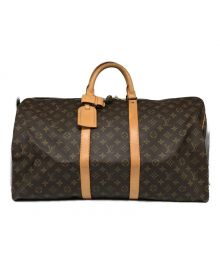 LOUIS VUITTON（ルイ ヴィトン）の古着「キーポル55 / トラベルバッグ ボストンバッグ 旅行鞄 M41424 MI8911」｜ブラウン