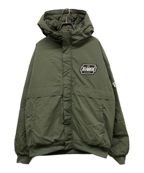 X-LARGE（エクストララージ）X-LARGE (エクストララージ) NYLON PUFFER JACKET(ナイロンパファージャケット)101223021005 カーキ サイズ:XLの古着・服飾アイテム