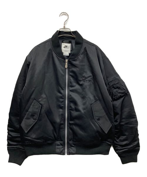 NIKE（ナイキ）NIKE (ナイキ) AS M NSW NIKE AIR BOMBER JKT ブラック サイズ:XLの古着・服飾アイテム