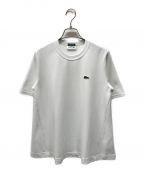 LACOSTE×BEAMS BOYラコステ×ビームスボーイ）の古着「別注AラインクルーネックTシャツ」｜ホワイト