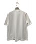 LACOSTE (ラコステ) BEAMS BOY (ビームスボーイ) 別注AラインクルーネックTシャツ ホワイト サイズ:36：3980円