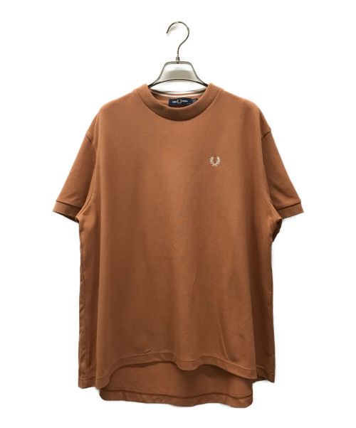 FRED PERRY（フレッドペリー）FRED PERRY (フレッドペリー) RAY BEAMS (レイ ビームス) 別注 オーバーサイズ Tシャツ ブラウン サイズ:UK10の古着・服飾アイテム