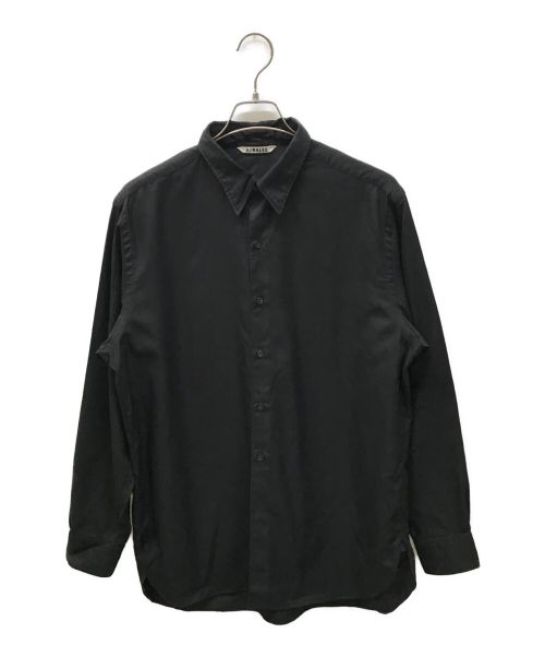 AURALEE（オーラリー）AURALEE (オーラリー) FINX SHUTTLE OX SHIRTS ブラック サイズ:4の古着・服飾アイテム