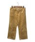 doublet（ダブレット）の古着「FUZZY LOW-RISE BUGGY PANTS BEIGE」｜ベージュ