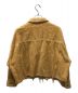 doublet (ダブレット) CUT OFF FUZZY JACKET ベージュ サイズ:-：12000円