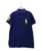 POLO RALPH LAURENポロ・ラルフローレン）の古着「半袖ポロシャツ POLO RALPH LAUREN ポロ・ラルフローレン メンズ ﾌﾞﾙｰ」｜ブルー