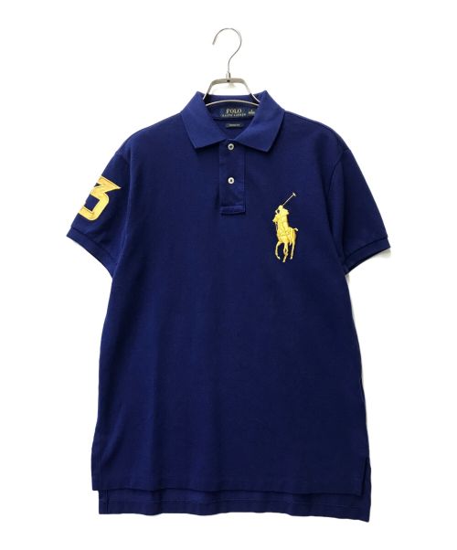 POLO RALPH LAUREN（ポロ・ラルフローレン）POLO RALPH LAUREN (ポロ・ラルフローレン) 半袖ポロシャツ POLO RALPH LAUREN ポロ・ラルフローレン メンズ ﾌﾞﾙｰ  ブルー サイズ:Sの古着・服飾アイテム