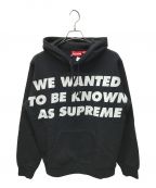 SUPREMEシュプリーム）の古着「Known As Hooded Sweatshirt」｜ブラック