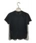 noir kei ninomiya (ノワール ケイ ニノミヤ) チュール切替Tシャツ/3E-T002 ブラック サイズ:SIZE S：8000円