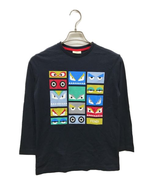 FENDI（フェンディ）FENDI (フェンディ) Tシャツ ネイビー サイズ:10Aの古着・服飾アイテム