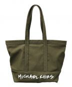 MICHAEL KORSマイケルコース）の古着「THE MICHAEL BAG キャンバストート ラージ」｜カーキ