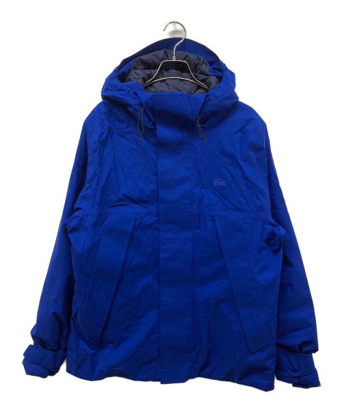 LACOSTE（ラコステ）LACOSTE (ラコステ) Water-Resistant Quilted Parka BH2513 中綿ジャケット ブルー サイズ:48の古着・服飾アイテム