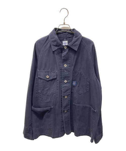 POST O'ALLS（ポストオーバーオールズ）POST O'ALLS (ポストオーバーオールズ) カバーオール ネイビー サイズ:不明の古着・服飾アイテム