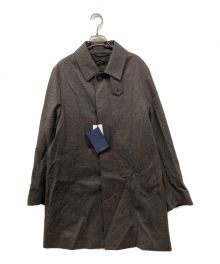 MACKINTOSH LONDON（マッキントッシュ ロンドン）の古着「DUNKELD ML/ダンケルド ML　G1B61-651-57　ウールシルクステンカラーコート」｜ブラウン