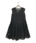 merlette (マーレット) DAWSON DRESS merlette マーレット ノースリーブワンピース ティアードワンピース シルク インド製 3210300067 ブラック サイズ:S：15000円