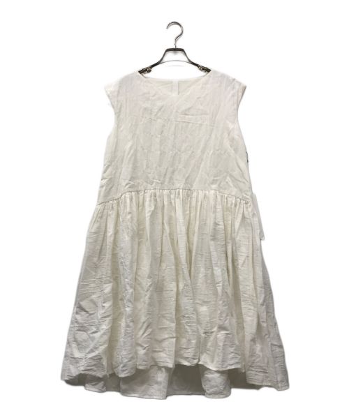 merlette（マーレット）Merlette (マーレット) MERCADAL DRESS Merlette マーレット 未使用品 アメリカ製 ティアードワンピース ギャザーワンピース 3110300058 ホワイト サイズ:S 未使用品の古着・服飾アイテム