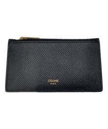 CELINE（セリーヌ）の古着「コンパクトジップカードケース」｜ブラック