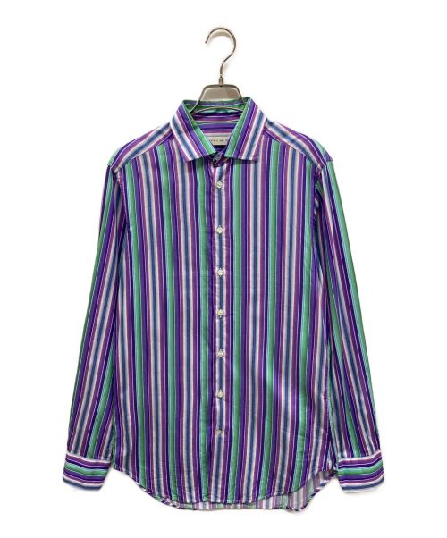 ETRO（エトロ）ETRO (エトロ) ストライプシャツ /202-11451-3015/イタリア製 マルチカラー サイズ:39の古着・服飾アイテム