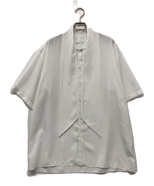 LAD MUSICIAN（ラッドミュージシャン）LAD MUSICIAN (ラッドミュージシャン) DECHINE SHORT SLEEVE BOW COLAR SHIRT LAD MUSICIAN ラッドミュージシャン ボウタイシャツ 日本製 2322-107 ホワイト サイズ:Lの古着・服飾アイテム