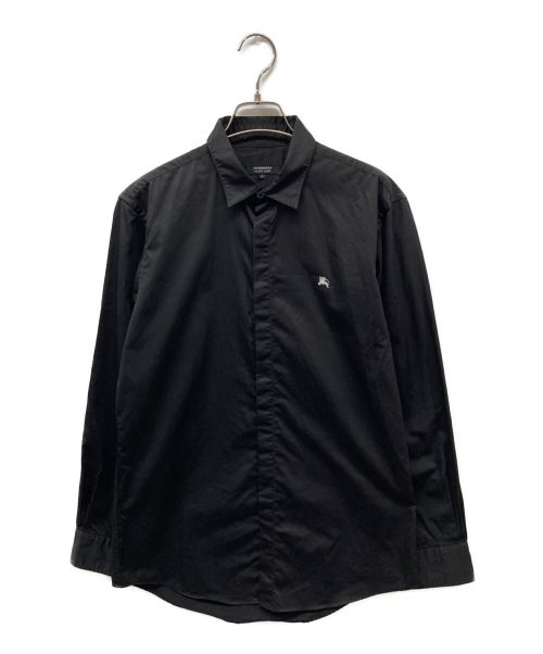 BURBERRY BLACK LABEL（バーバリーブラックレーベル）BURBERRY BLACK LABEL (バーバリーブラックレーベル) ドレスシャツ BMW23-707-09 ブラック サイズ:2の古着・服飾アイテム