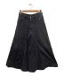 MM6 Maison Margiela（エムエムシックス メゾンマルジェラ）の古着「SUPER WIDE JEANS BLACK WASHED　S52LA0080 S30531」｜ブラック