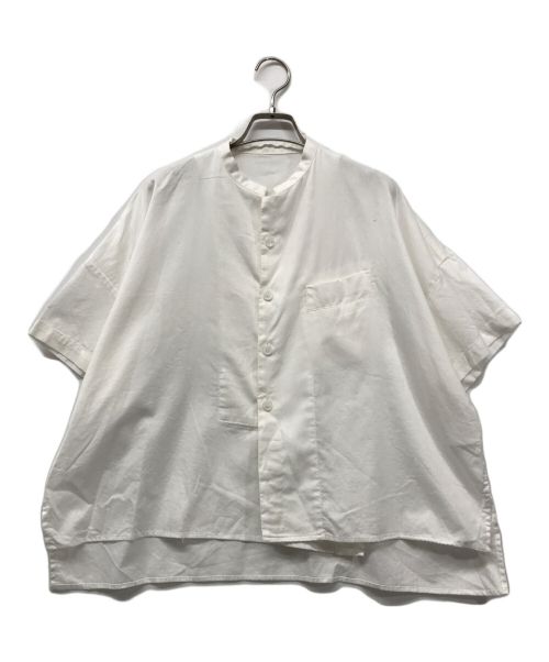 Y's（ワイズ）COTTON THIN TWILL SHORT SLEEVES BOX SHIRT コットンツイルショートスリーブボックスシャツ Y's ワイズ yohji yamamoto ヨウジヤマモト Y's BORN PRODUCT 日本製 YZ-の古着・服飾アイテム