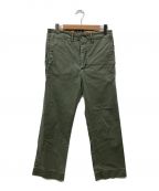 RRLダブルアールエル）の古着「Field Chino Flat Pants」｜カーキ