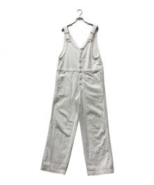 Spick and Span（スピックアンドスパン）の古着「5 1/2 LEAN-LUNE OVERALL」｜ホワイト