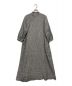 fig London（フィグロンドン）の古着「morning LINEN chinois dress OP-004-22-1f 」｜グレー