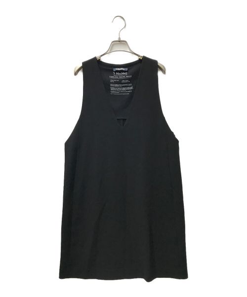 'S Max Mara（エスマックスマーラ）'S Max Mara (エスマックスマーラ) タイムレス トラベル ドレス/TIMELESS TRAVEL DRESS/968604380750/'S Max Mara/エスマックスマーラ ブラック サイズ:SIZE Lの古着・服飾アイテム