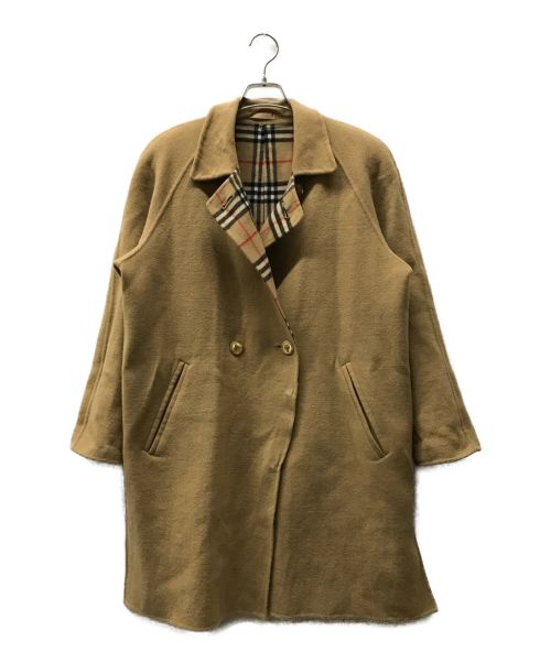 Burberry's（バーバリーズ）Burberry's (バーバリーズ) 金釦カシミヤ混ウールコート ベージュ サイズ:7の古着・服飾アイテム