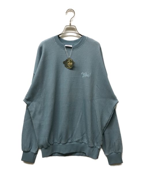 KEBOZ（ケボズ）KEBOZ (ケボズ) WAFFLE CREWNECK ワッフル クルーネック KBZSS23PK147 ブルー サイズ:M 未使用品の古着・服飾アイテム